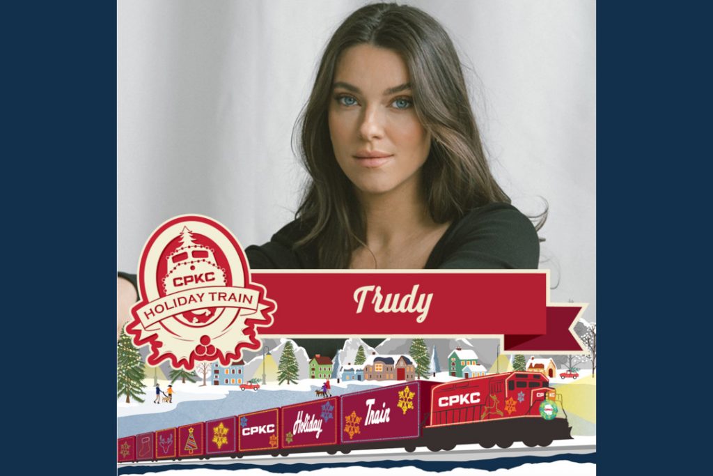 Trudy à bord du 25e CPKC Train des Fêtes dès le 21 novembre !